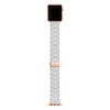 Thumbnail Image 3 of MICHELE 38mm Apple Link Watch Strap Gray-Silicone Rose-Tone Stainless Steel MS20GN767070