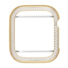 Thumbnail Image 1 of MICHELE 41mm Apple Link Watch Diamond Case 18K Gold Plated Stainless Steel MWAB741001