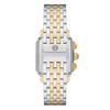 Thumbnail Image 2 of MICHELE Women's Deco Chronograph Two-Tone 18K Gold-Plated Stainless Steel Watch MWW06A000779