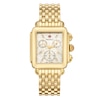 Thumbnail Image 1 of MICHELE Women's Deco Chronograph 18K Gold-Plated Stainless Steel Watch MWW06A000780