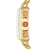 Thumbnail Image 2 of MICHELE Women's Deco Chronograph 18K Gold-Plated Stainless Steel Watch MWW06A000780