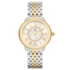 Thumbnail Image 1 of MICHELE Women's Serein Two-Tone 18K Gold-Plated Stainless Steel Watch MWW21B000148