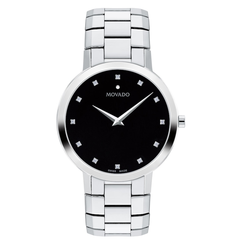 Movado Faceto Diamond Men's Watch 0607865