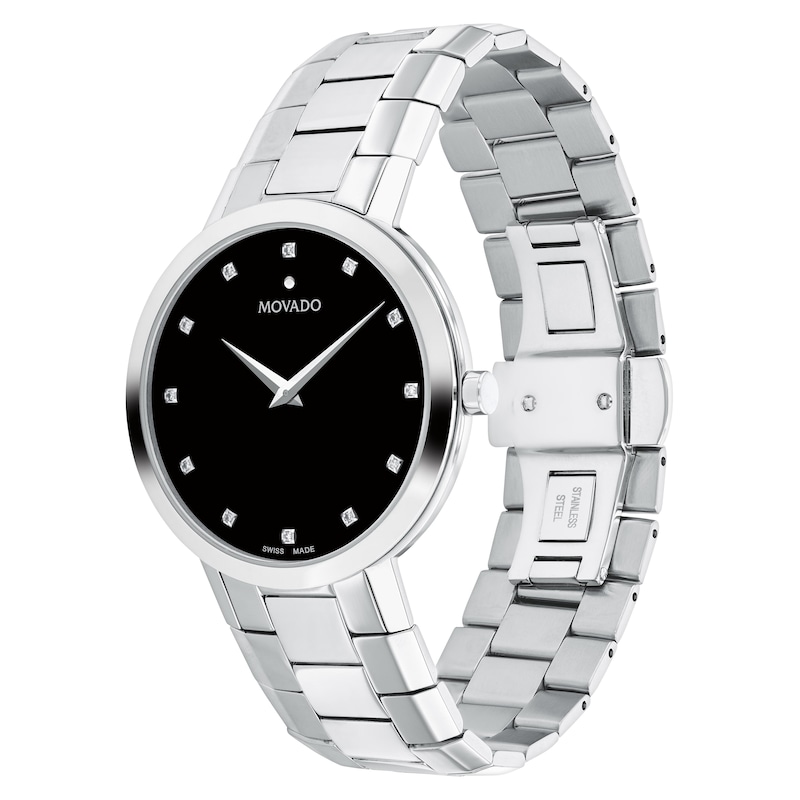 Main Image 2 of Movado Faceto Diamond Men's Watch 0607865
