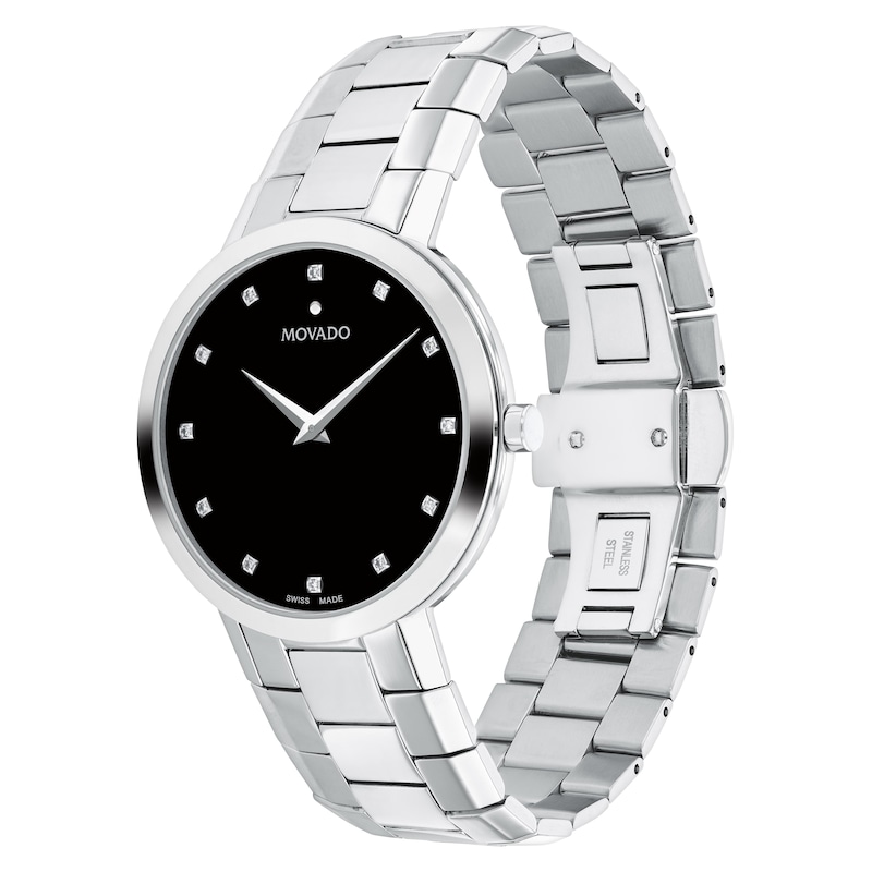 Movado Faceto Diamond Men's Watch 0607865