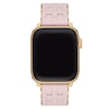Thumbnail Image 1 of MICHELE Peony Pearlized Silicone Apple Watch Strap MS20AS0014