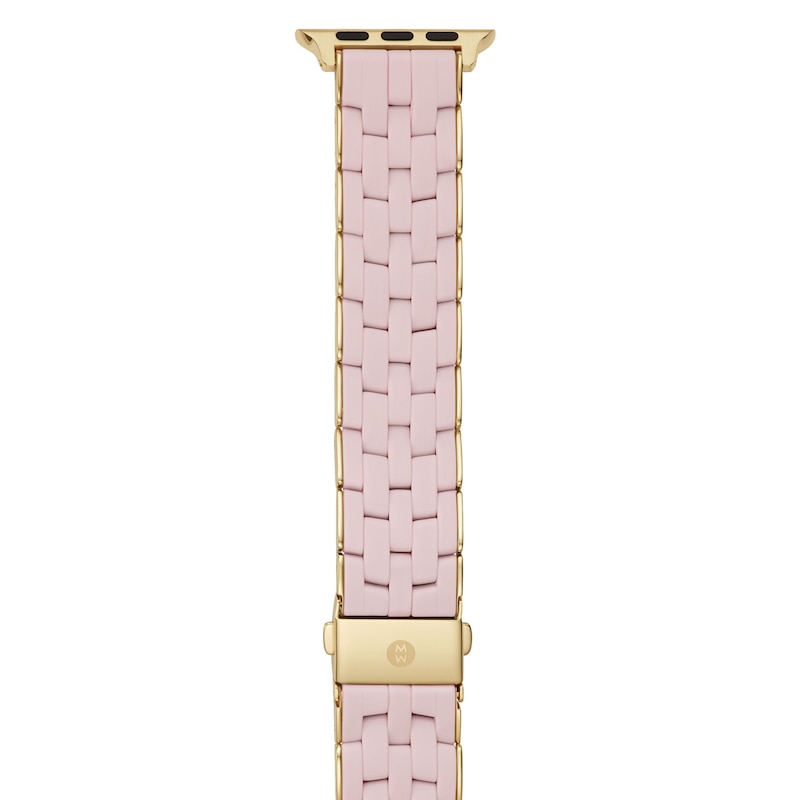 Main Image 3 of MICHELE Peony Pearlized Silicone Apple Watch Strap MS20AS0014