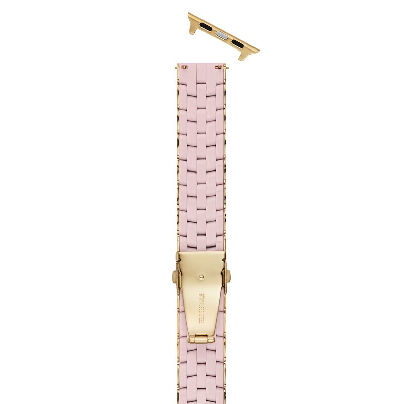 Main Image 6 of MICHELE Peony Pearlized Silicone Apple Watch Strap MS20AS0014
