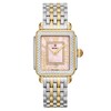 Thumbnail Image 1 of MICHELE Women's Deco Madison Two-Tone 18K Gold-Plated Stainless Steel Watch MWW06T000266