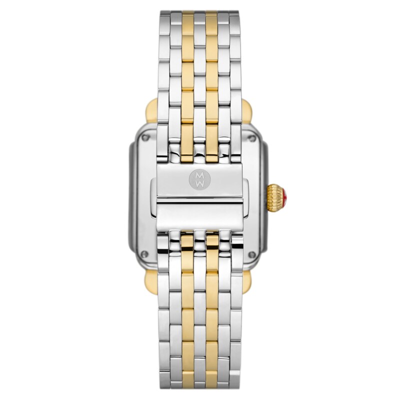 Main Image 3 of MICHELE Women's Deco Madison Two-Tone 18K Gold-Plated Stainless Steel Watch MWW06T000266