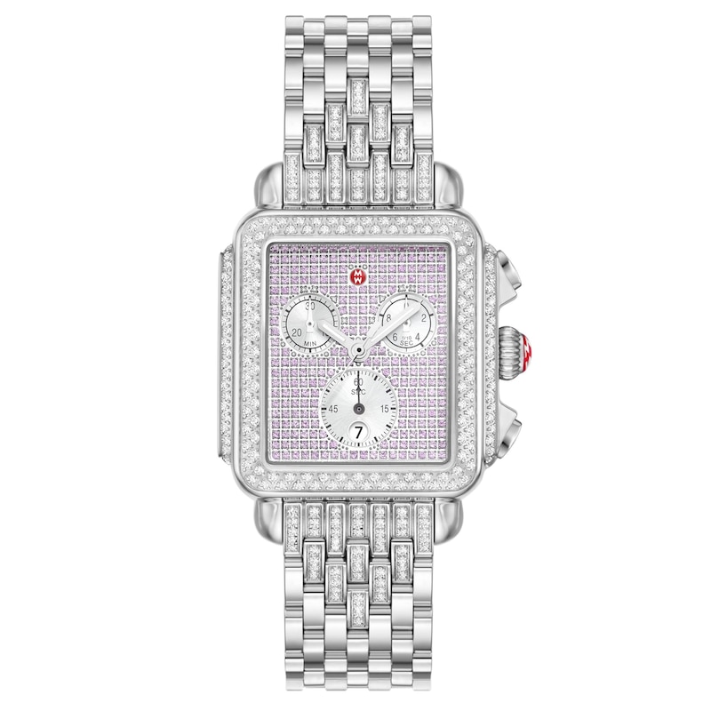 Main Image 1 of MICHELE Deco Chronograph Diamond Limited Edition Women's Watch MWW06A000803