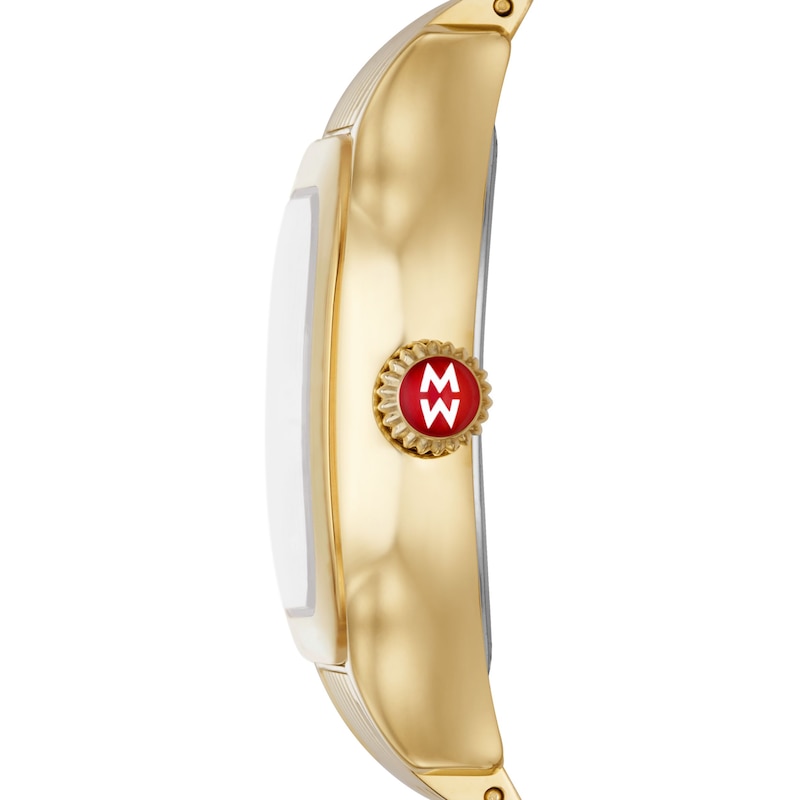 Main Image 2 of MICHELE Women's Meggie High Shine 18k Gold-Plated Stainless Steel Watch MWW33B000013