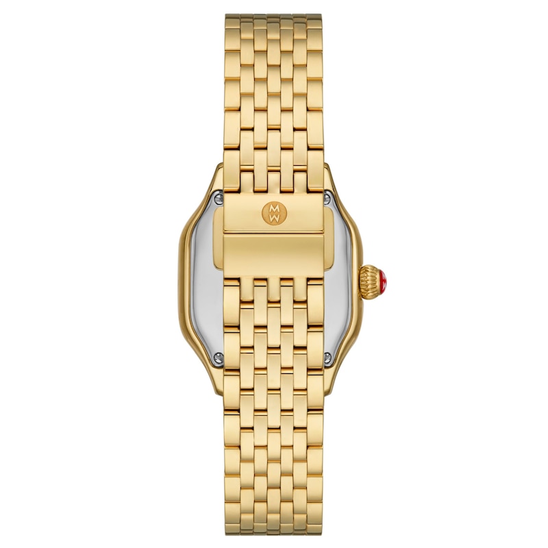 Main Image 3 of MICHELE Women's Meggie High Shine 18k Gold-Plated Stainless Steel Watch MWW33B000013