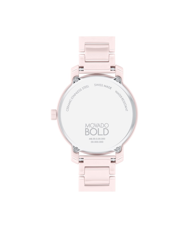 Main Image 3 of Movado BOLD Evolution 2.0 Pink Ceramic Women's Watch 3601234