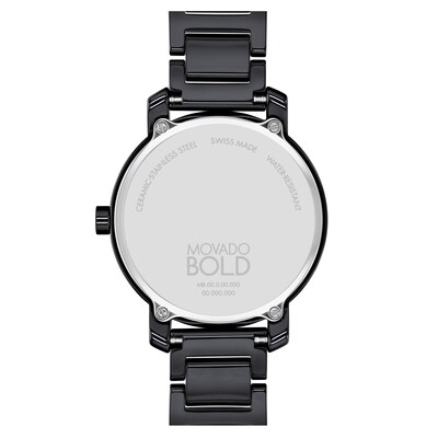 Movado BOLD Evolution 2.0 Black Ceramic Women display picture 1
