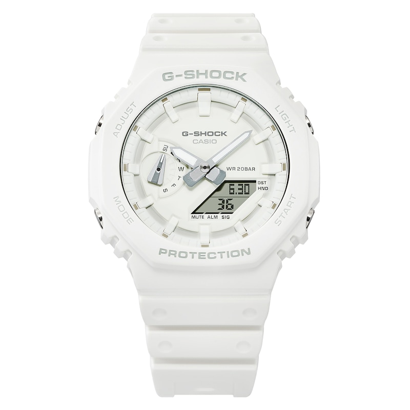 Casio G-SHOCK White Resin Men's Watch GA2100-7A7