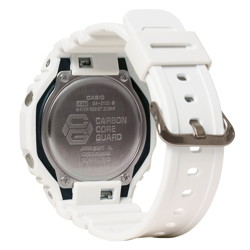 Casio G-SHOCK White Resin Men's Watch GA2100-7A7