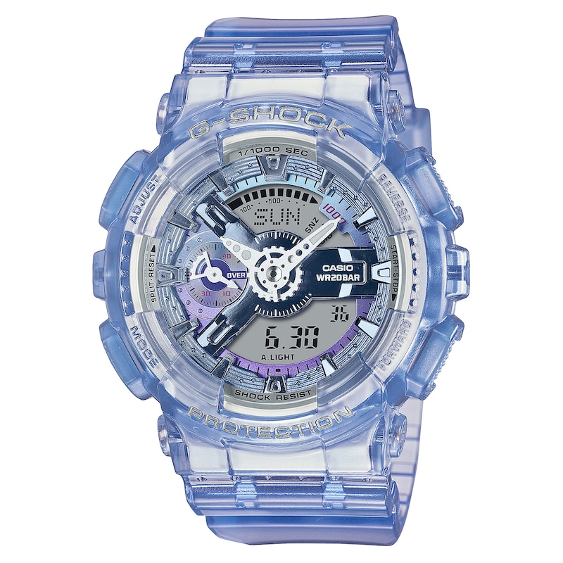 Main Image 1 of Casio G-SHOCK Periwinkle Analog Digital Women's Watch GMAS110VW-6A