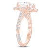 Thumbnail Image 2 of Pnina Tornai Princess-Cut Lab-Grown Diamond Halo Engagement Ring 4-1/5 ct tw 14K Rose Gold