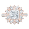 Thumbnail Image 3 of Pnina Tornai Princess-Cut Lab-Grown Diamond Halo Engagement Ring 4-1/5 ct tw 14K Rose Gold
