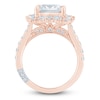 Thumbnail Image 4 of Pnina Tornai Princess-Cut Lab-Grown Diamond Halo Engagement Ring 4-1/5 ct tw 14K Rose Gold
