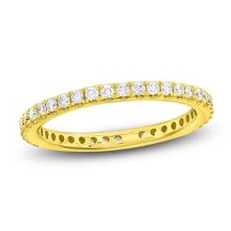 Certified Diamond Eternity Band 1/2 to 5/8 ct tw 14K Yellow Gold