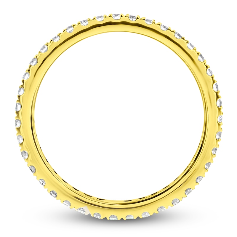 Main Image 2 of Certified Diamond Eternity Band 1/2 to 5/8 ct tw 14K Yellow Gold