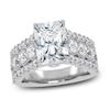 Thumbnail Image 1 of Radiant-Cut Lab-Grown Diamond Engagement Ring 3-3/4 ct tw 14K White Gold