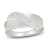 Thumbnail Image 1 of Diamond Wave Fashion Ring 1/4 ct tw Sterling Silver