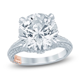 Pnina Tornai Lab-Grown Diamond Round-Cut Engagement Ring 8-1/5 ct tw 14K White Gold
