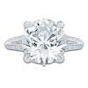 Thumbnail Image 3 of Pnina Tornai Lab-Grown Diamond Round-Cut Engagement Ring 8-1/5 ct tw 14K White Gold