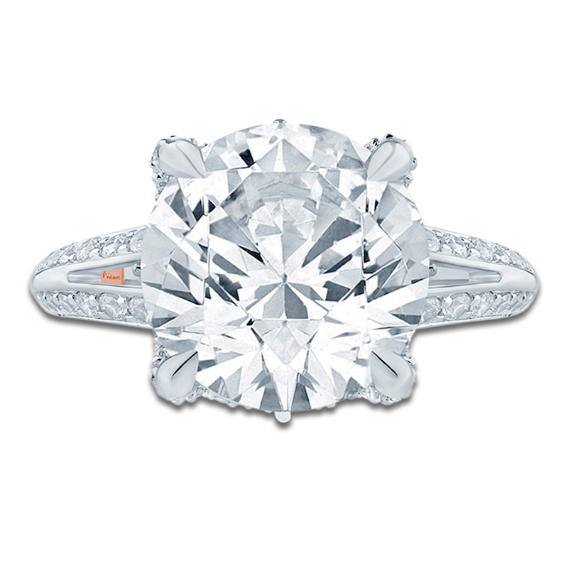Main Image 3 of Pnina Tornai Lab-Grown Diamond Round-Cut Engagement Ring 8-1/5 ct tw 14K White Gold