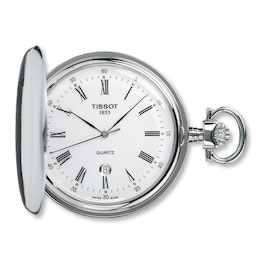 Tissot Men's Pocket Watch With Chain T83655313