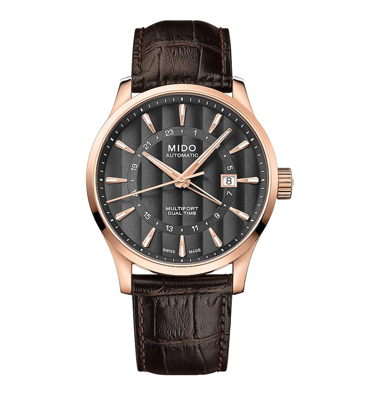Main Image 1 of Mido Multifort Dual Time Men's Watch M0384293606100