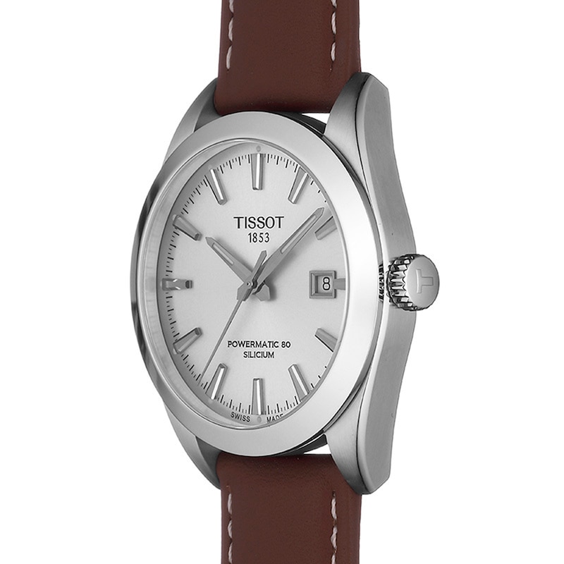 Tissot Gentleman Powermatic 80 Silicium Men's Watch T1274071603100
