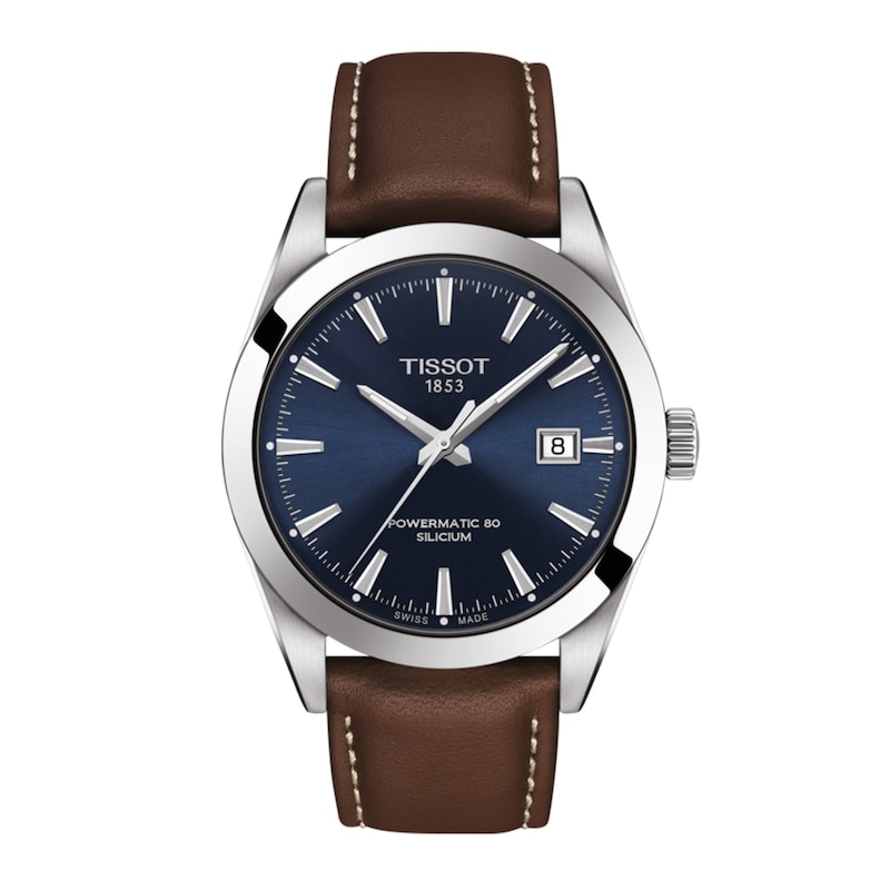 Main Image 1 of Tissot Gentleman Powermatic 80 Silicium Men's Watch T1274071604100