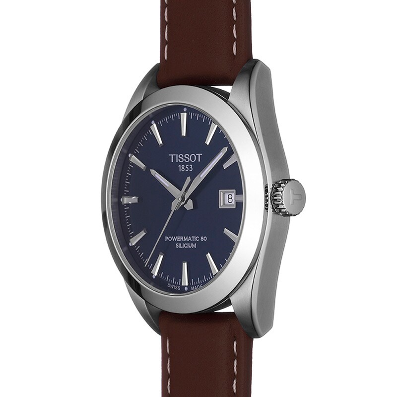 Main Image 2 of Tissot Gentleman Powermatic 80 Silicium Men's Watch T1274071604100