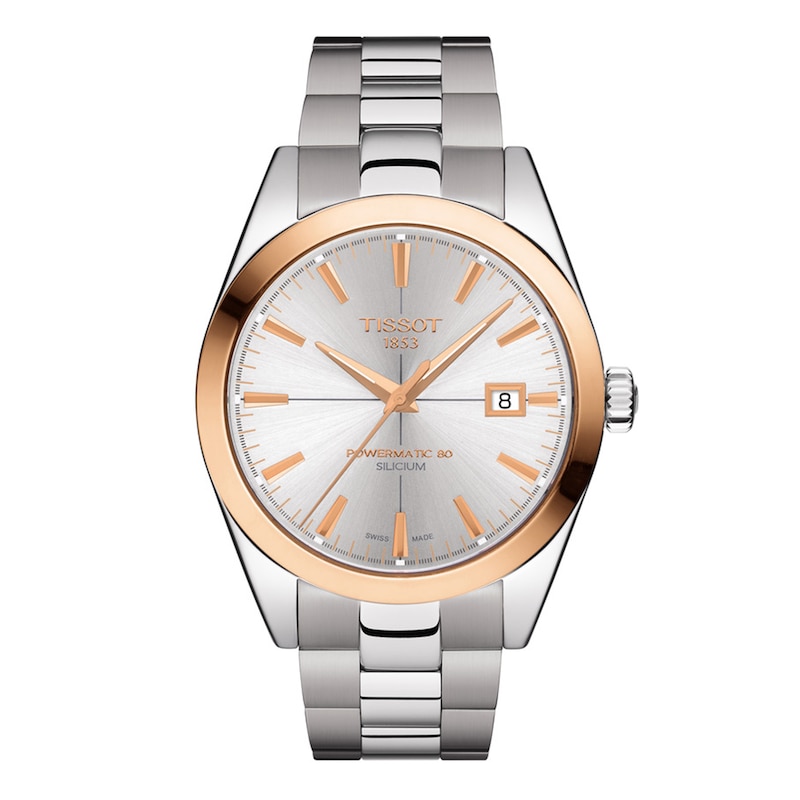 Main Image 1 of Tissot Gentleman Powermatic 80 Silicium Men's Watch T9274074103100