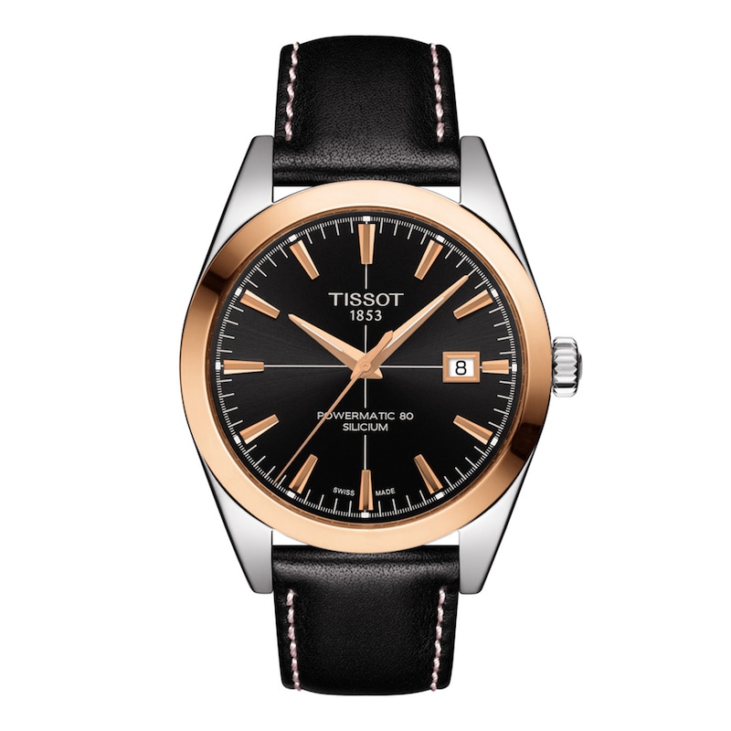Main Image 1 of Tissot Gentleman Powermatic 80 Silicium Men's Watch T9274074605100