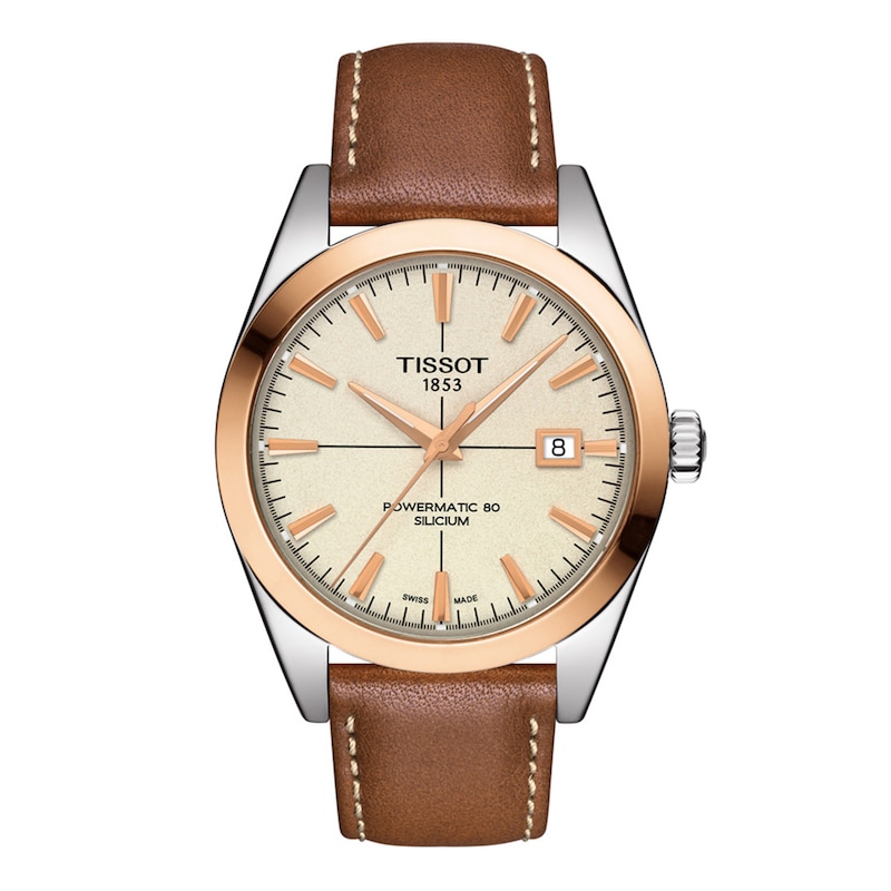 Main Image 1 of Tissot Gentleman Powermatic 80 Silicium Men's Watch T9274074626100