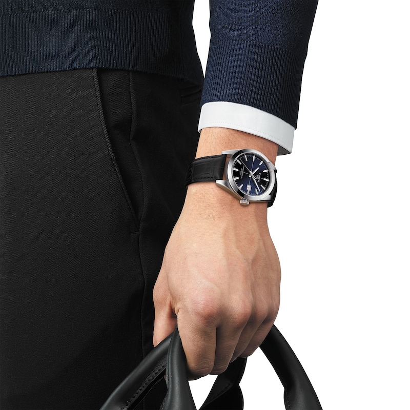 Main Image 3 of Tissot Gentleman Powermatic 80 Silicium Automatic Men's Watch T1274071604101