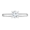 Thumbnail Image 3 of Diamond Solitaire Engagement Ring 1/4 ct tw Round 14K White Gold (I2/I)