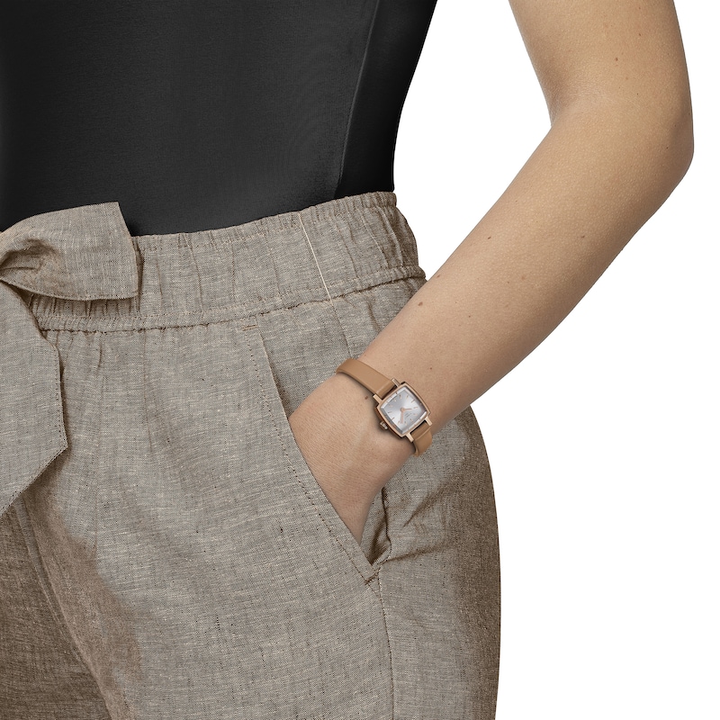 Main Image 4 of Tissot Lovely Square Women's Quartz Watch T0581093603101