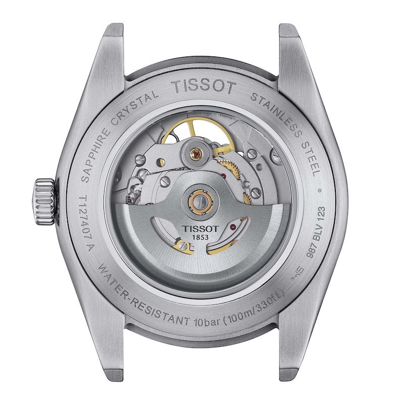 Main Image 3 of Tissot Gentleman Powermatic 80 Open Heart Men's Watch T1274071103101