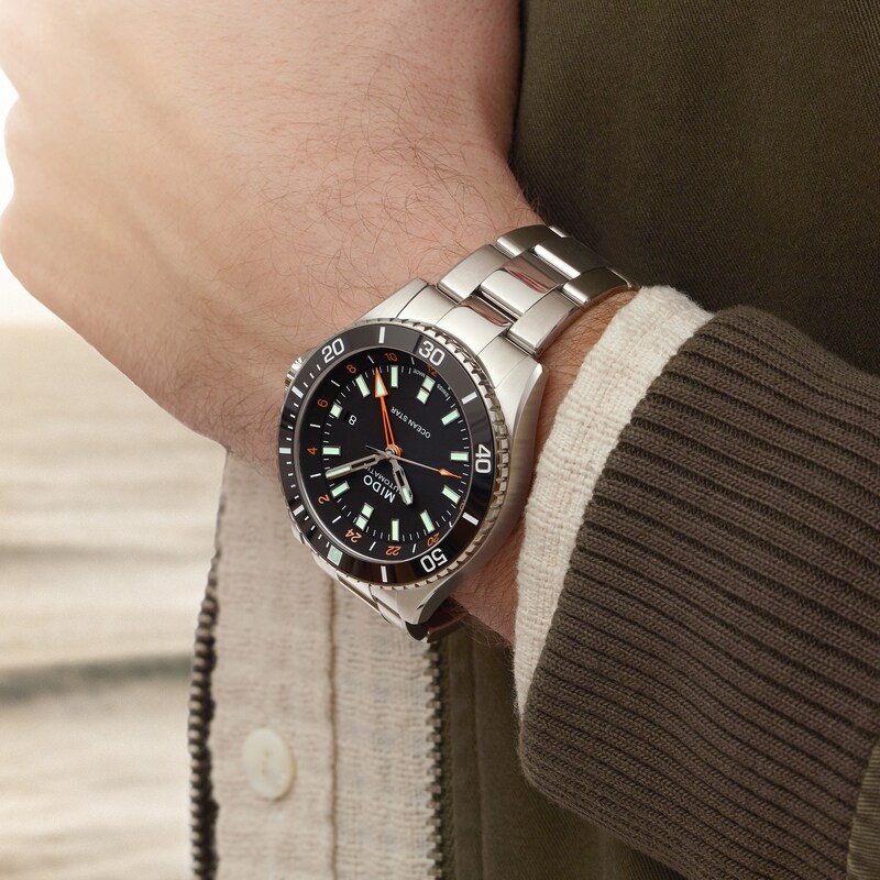 Main Image 4 of Mido Ocean Star GMT Men's Watch M0266291105101