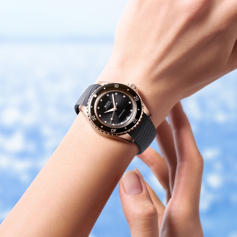 Main Image 4 of Mido Ocean Star Tribute Women's Watch M0262073705600