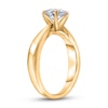 Thumbnail Image 2 of Diamond Solitaire Concave Engagement Ring 3/4 ct tw Round 14K Yellow Gold (I2/I)