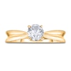 Thumbnail Image 3 of Diamond Solitaire Concave Engagement Ring 3/4 ct tw Round 14K Yellow Gold (I2/I)