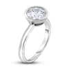 Thumbnail Image 2 of Diamond Solitaire Engagement Ring 2 ct tw Bezel-Set Round 14K White Gold (I2/I)