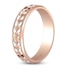 Thumbnail Image 2 of Kirk Kara Men's Floral Wedding Band 18K Rose Gold